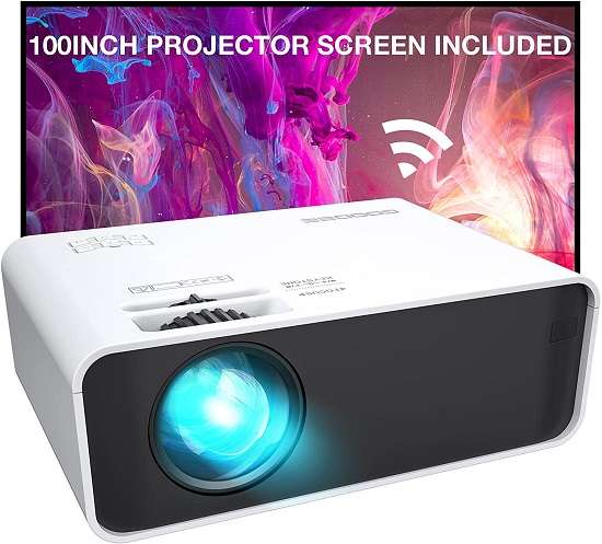 GooDee W80 Projector - Best wifi mini projector