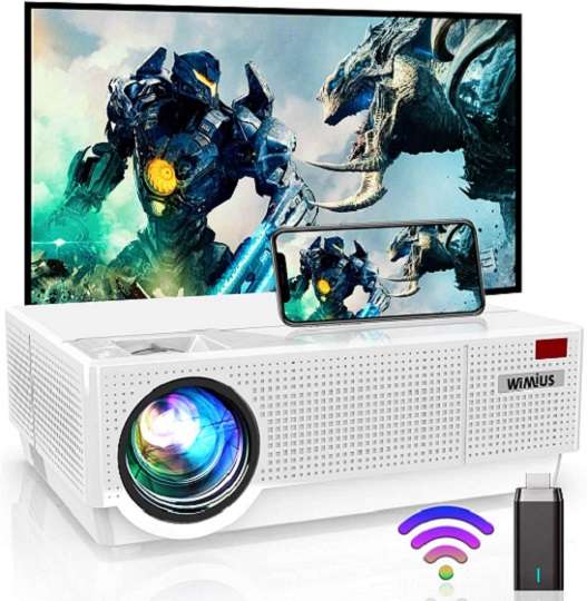 WiMiUS P28 Projector for Home Theater and Presentation