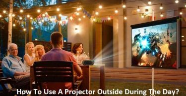 How to use a Projector outside during the Day?