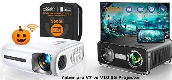 Yaber pro V7 vs V10 Projector