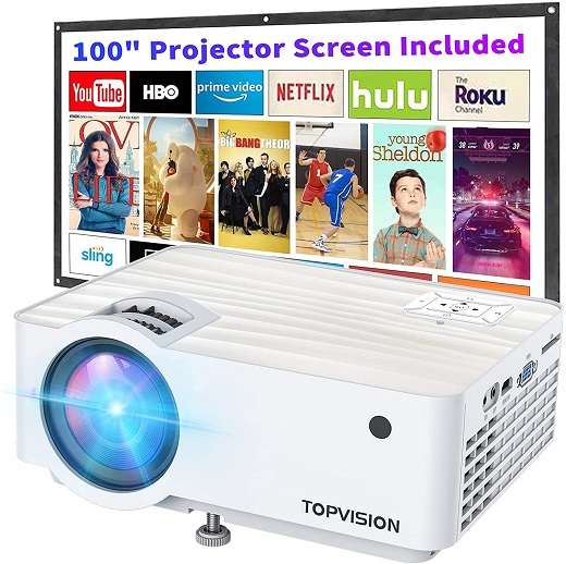 TOPVISION T6 Projector for Netflix